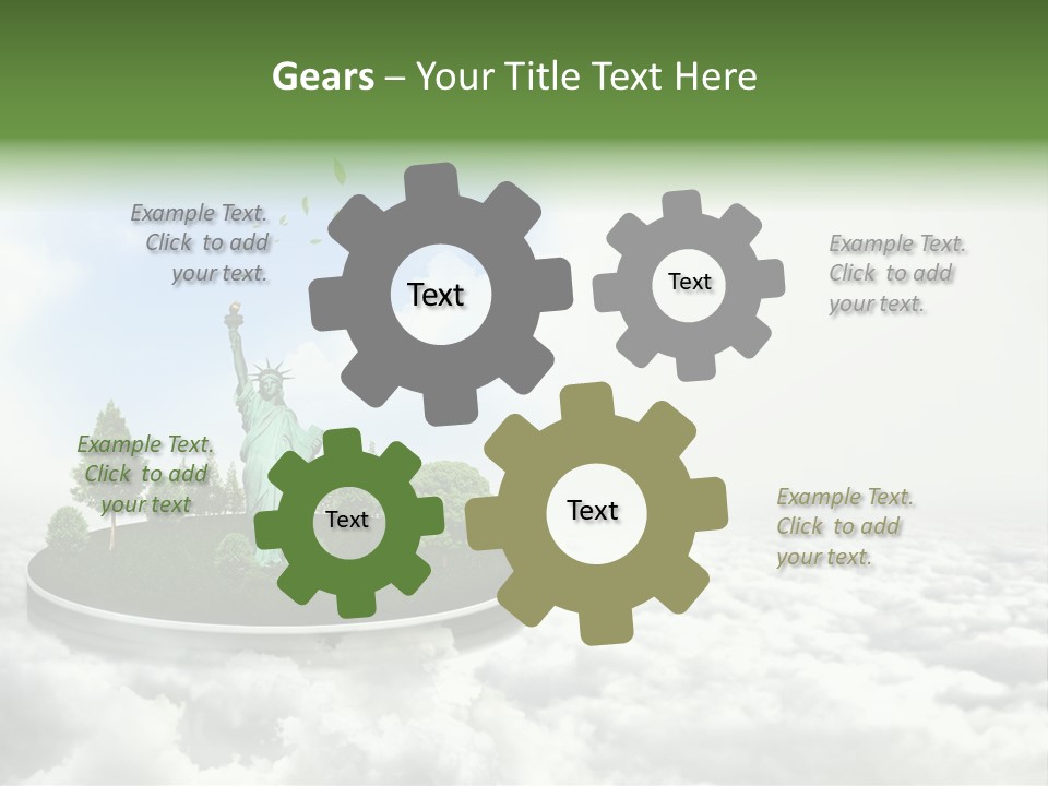 Rome Eiffel Romance PowerPoint Template