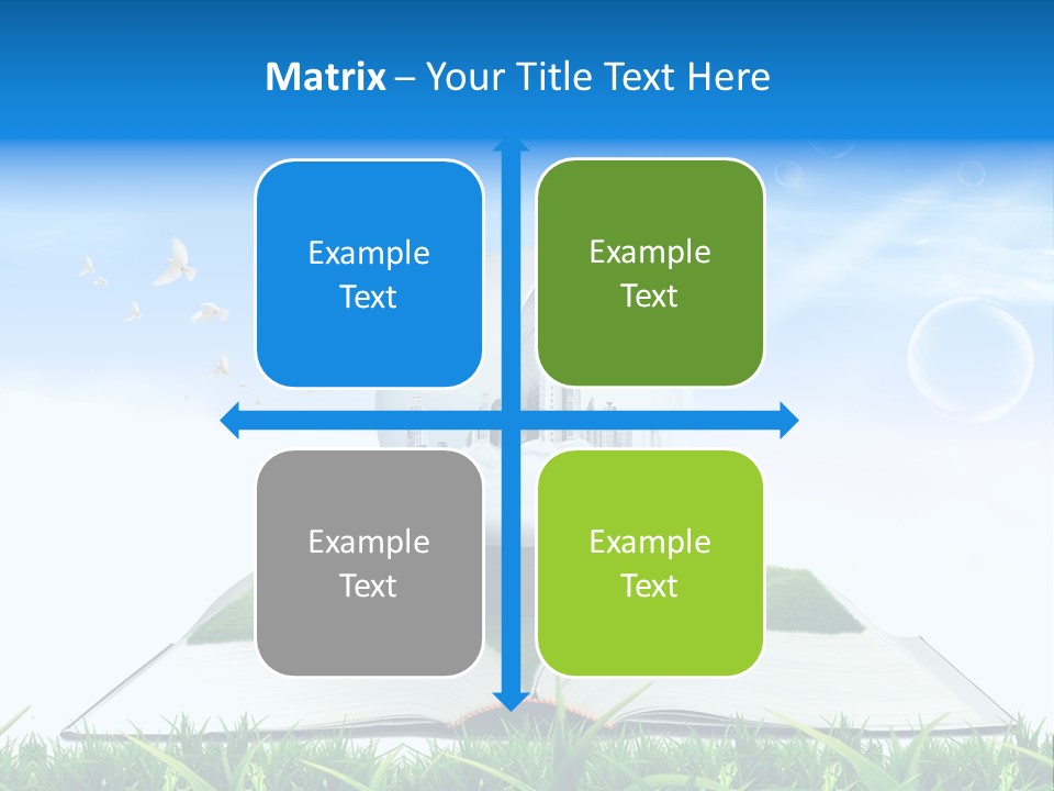 Wealth Reflect City PowerPoint Template