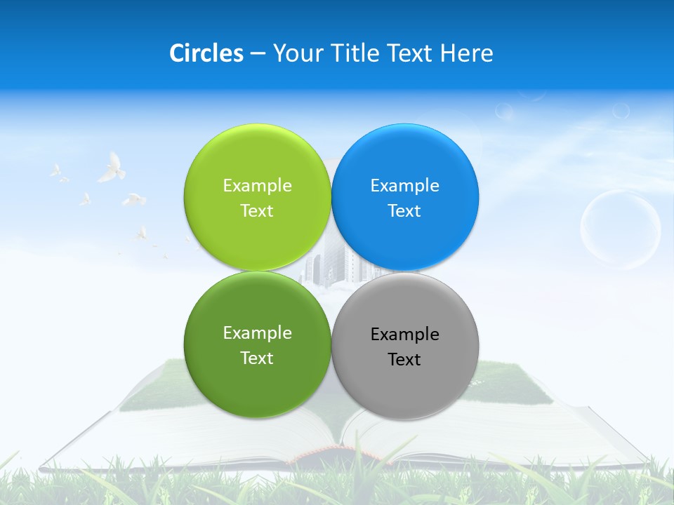 Wealth Reflect City PowerPoint Template