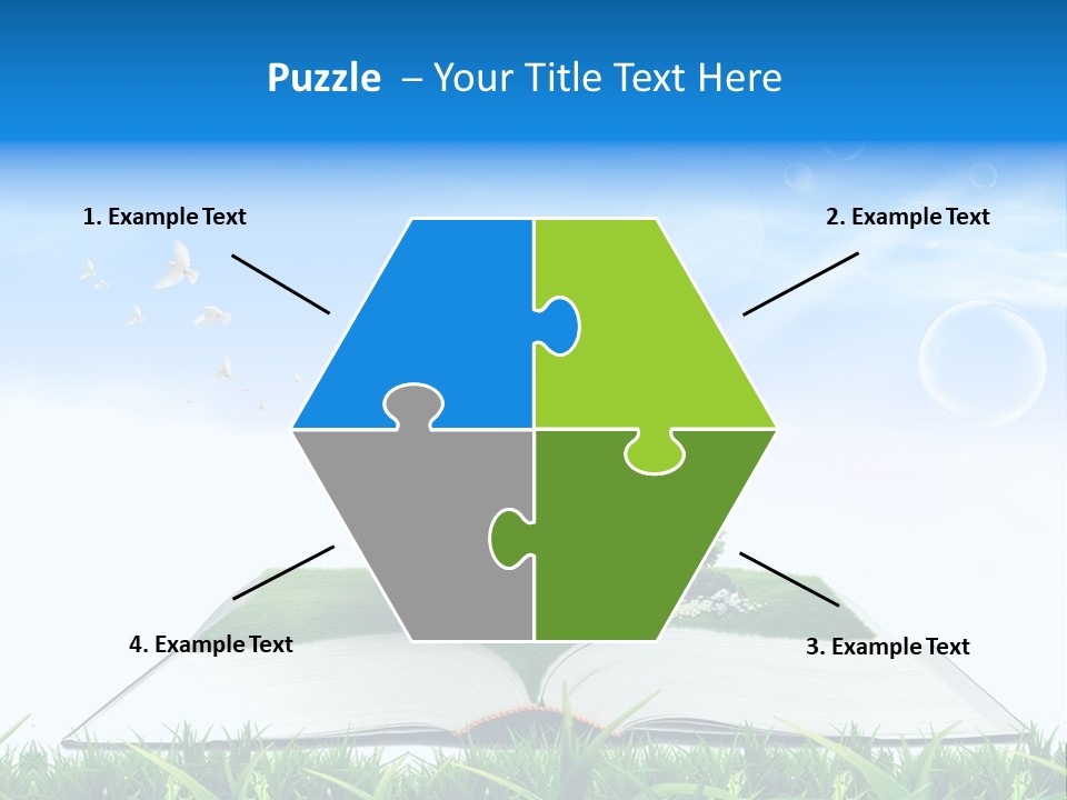 Wealth Reflect City PowerPoint Template