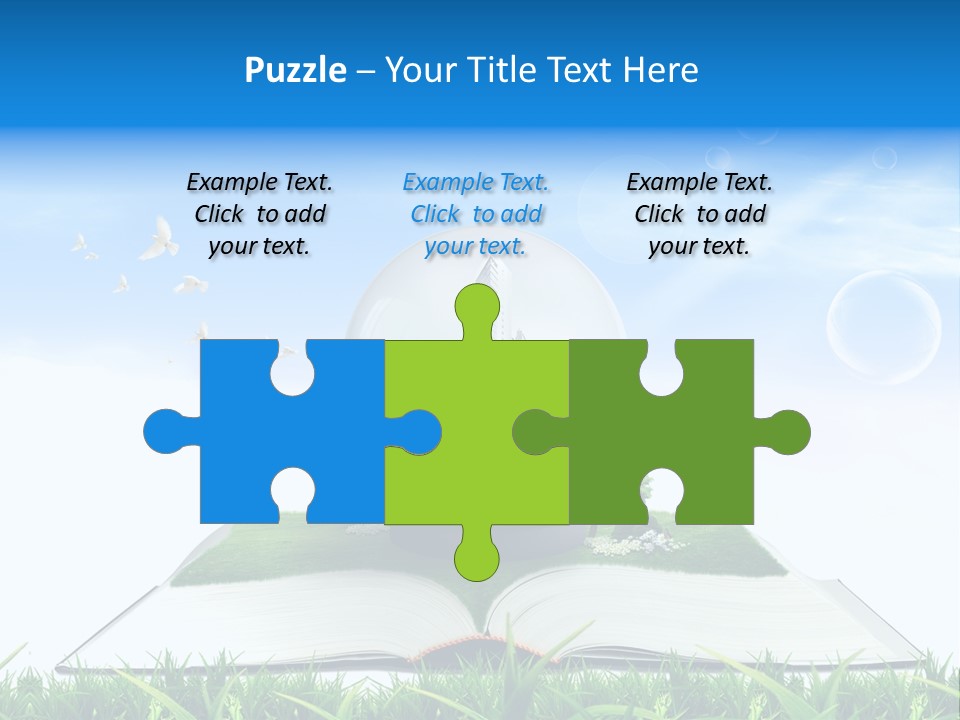 Wealth Reflect City PowerPoint Template