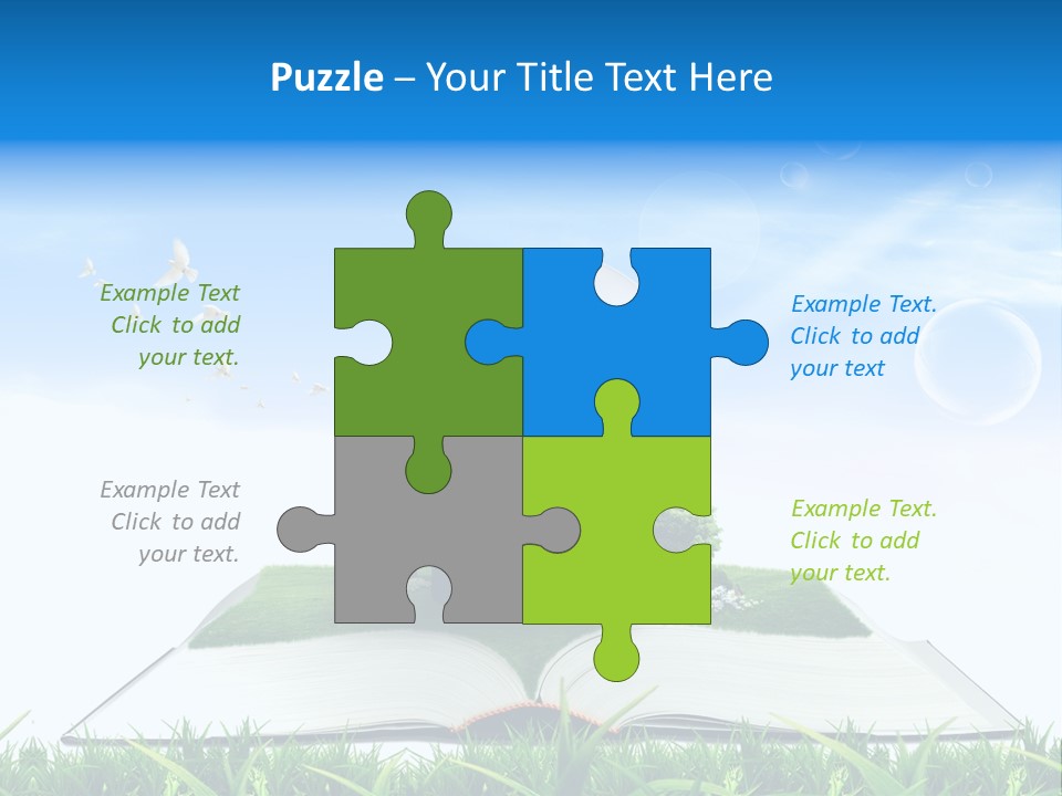 Wealth Reflect City PowerPoint Template