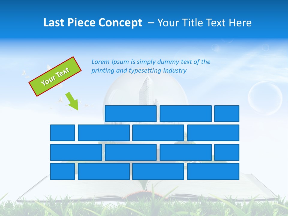 Wealth Reflect City PowerPoint Template