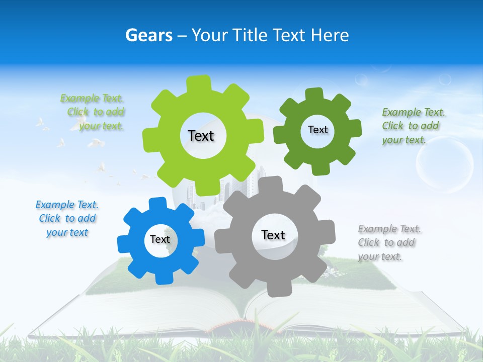 Wealth Reflect City PowerPoint Template