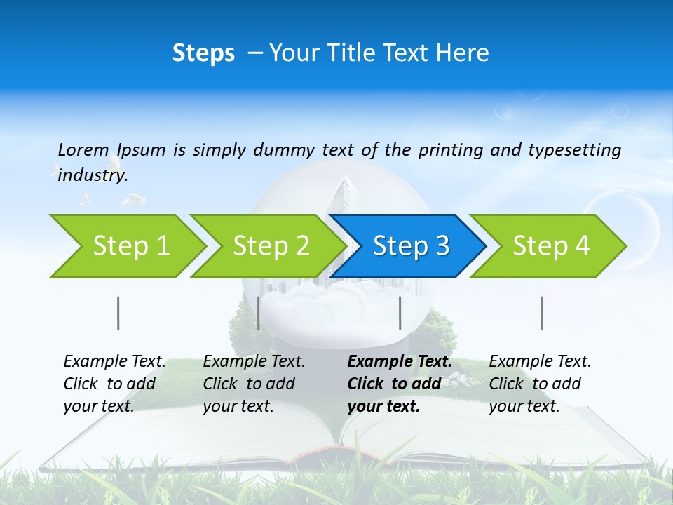 Wealth Reflect City PowerPoint Template