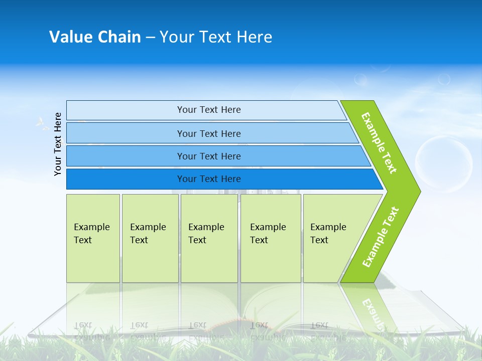 Wealth Reflect City PowerPoint Template