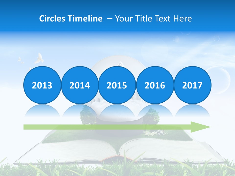 Wealth Reflect City PowerPoint Template