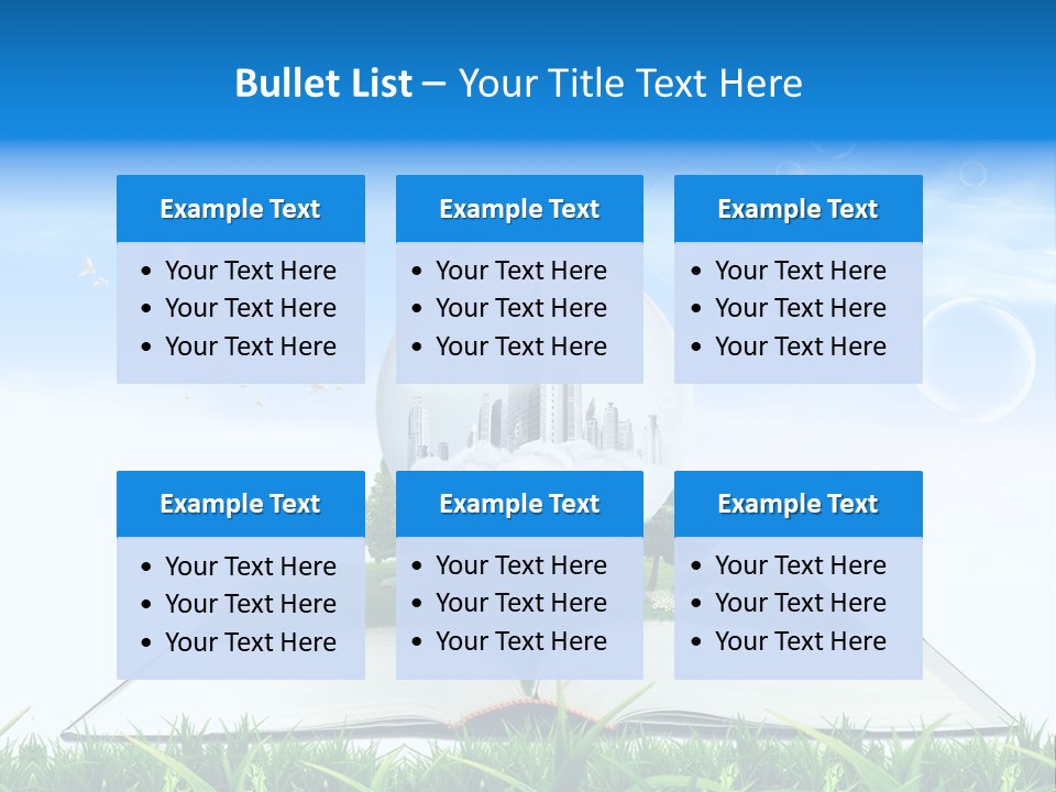 Wealth Reflect City PowerPoint Template