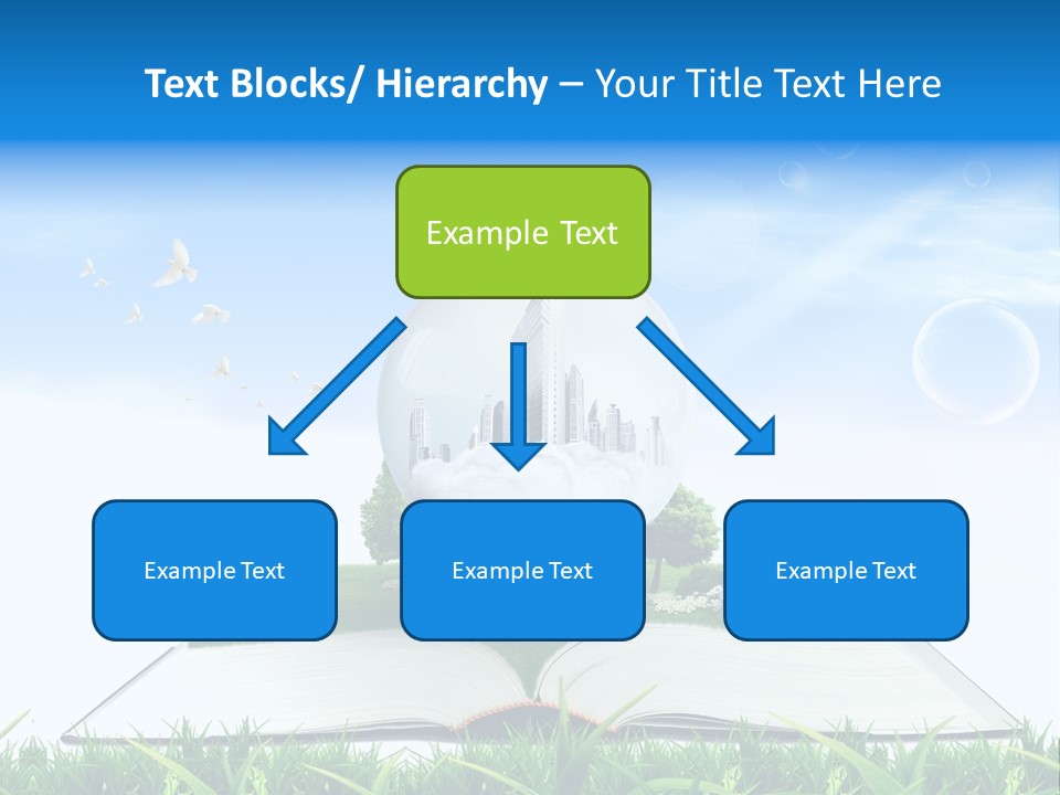 Wealth Reflect City PowerPoint Template
