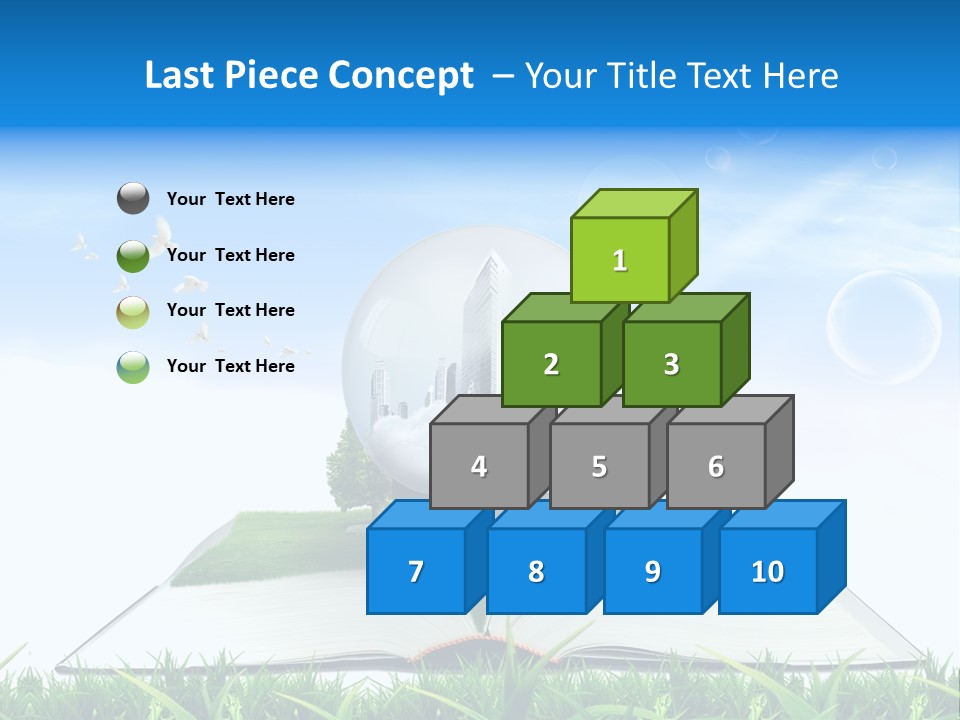 Wealth Reflect City PowerPoint Template