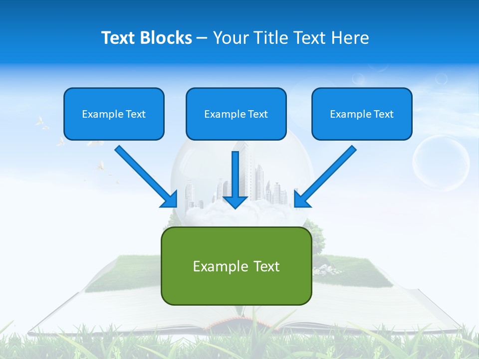 Wealth Reflect City PowerPoint Template