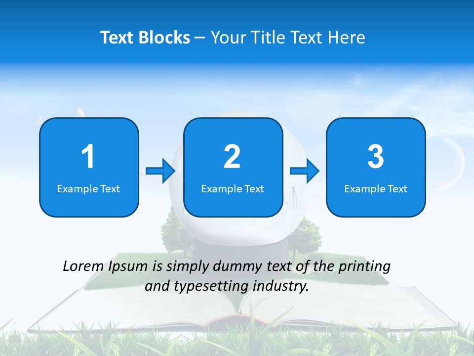Wealth Reflect City PowerPoint Template