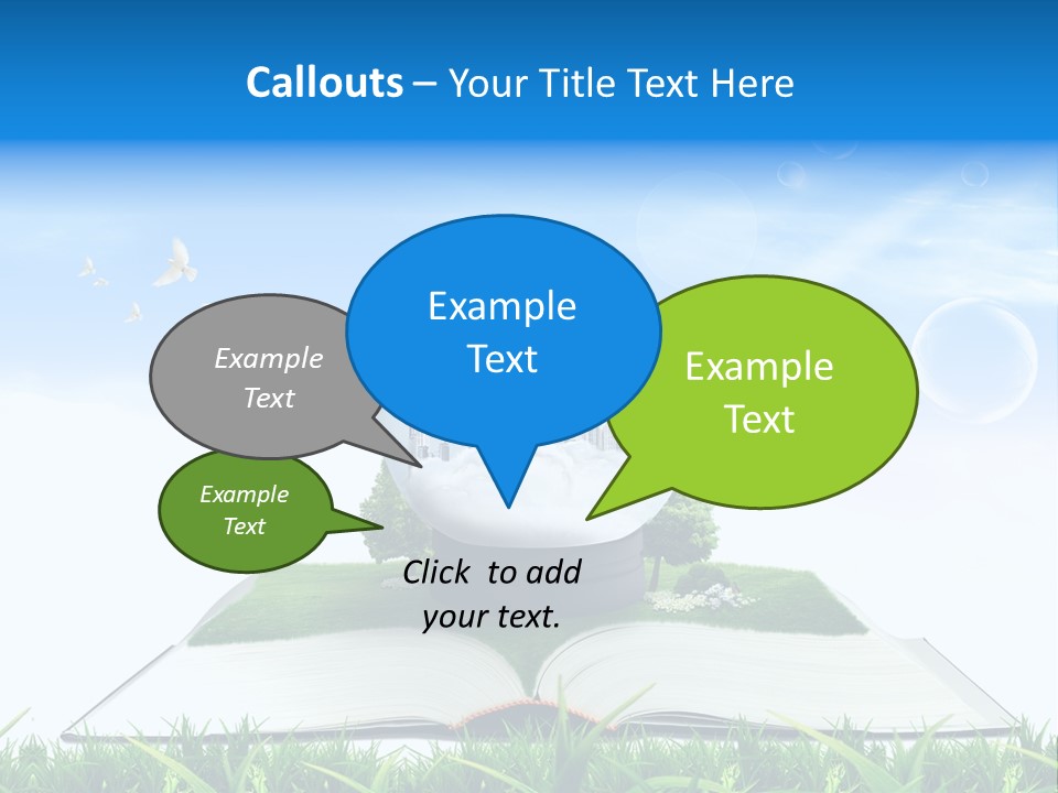 Wealth Reflect City PowerPoint Template