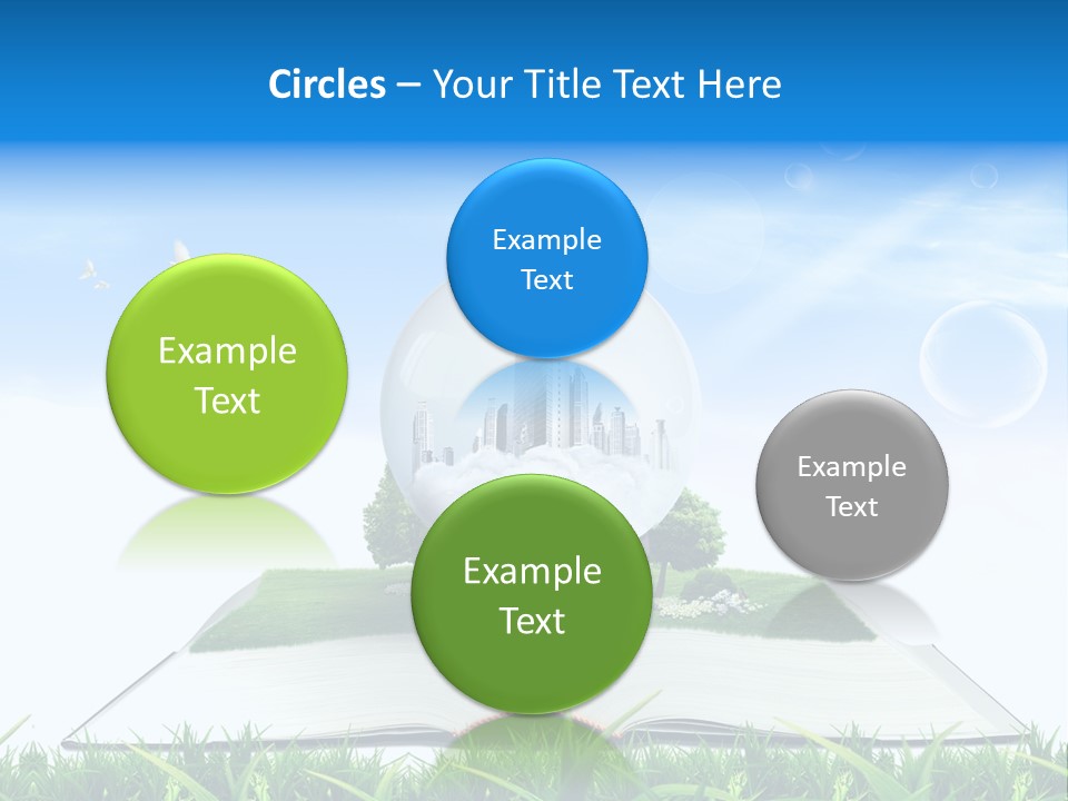 Wealth Reflect City PowerPoint Template