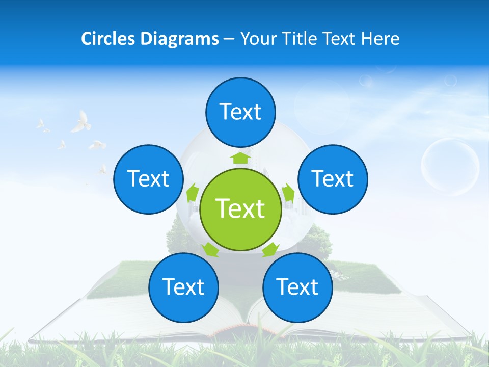 Wealth Reflect City PowerPoint Template