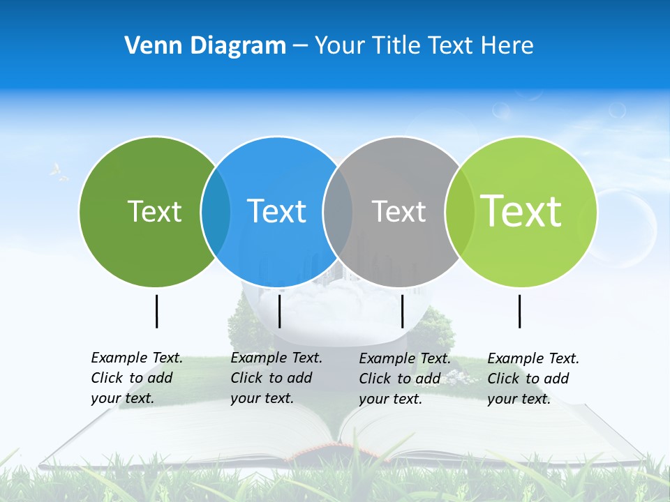 Wealth Reflect City PowerPoint Template