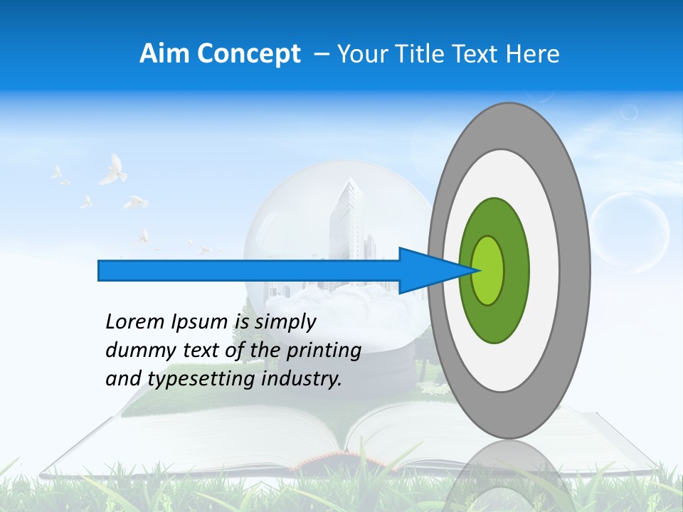 Wealth Reflect City PowerPoint Template