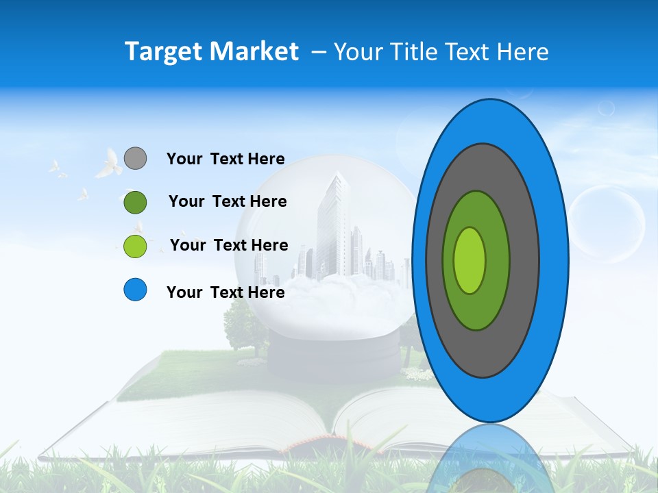 Wealth Reflect City PowerPoint Template