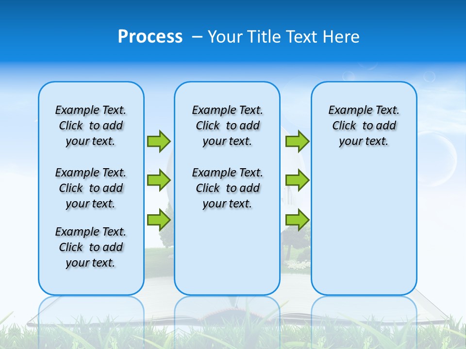 Wealth Reflect City PowerPoint Template