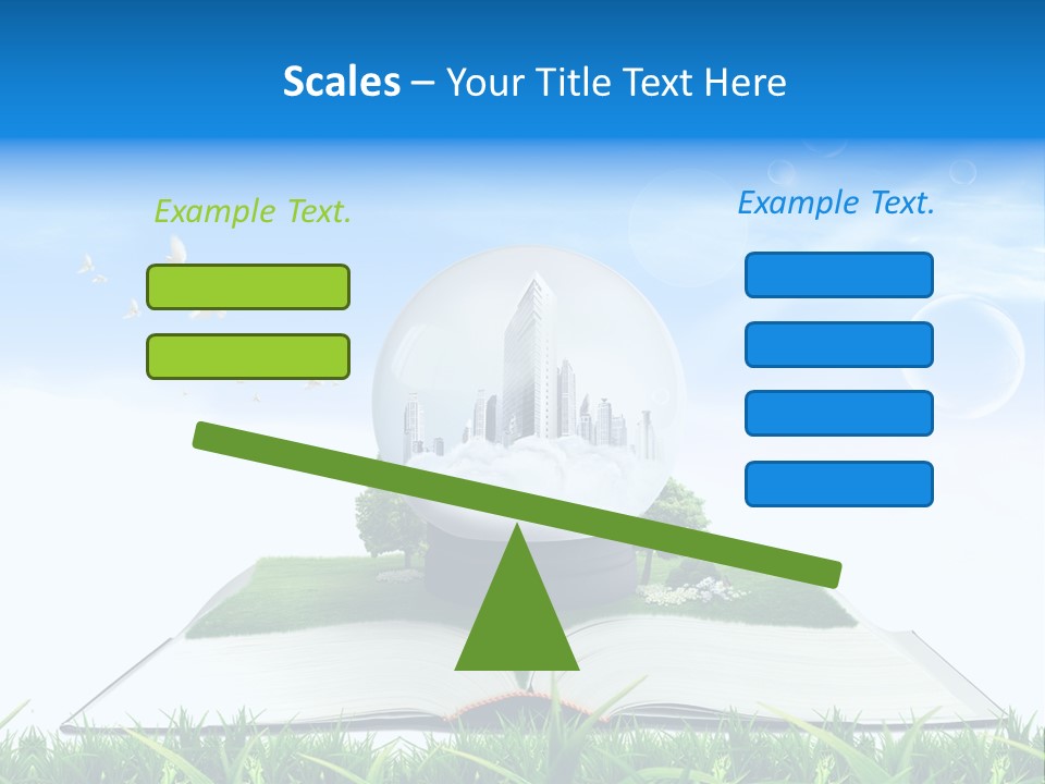 Wealth Reflect City PowerPoint Template