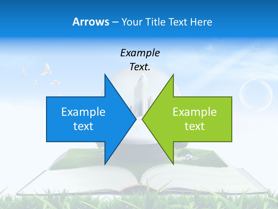 Wealth Reflect City PowerPoint Template