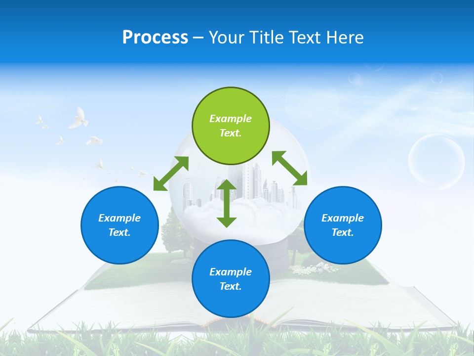 Wealth Reflect City PowerPoint Template