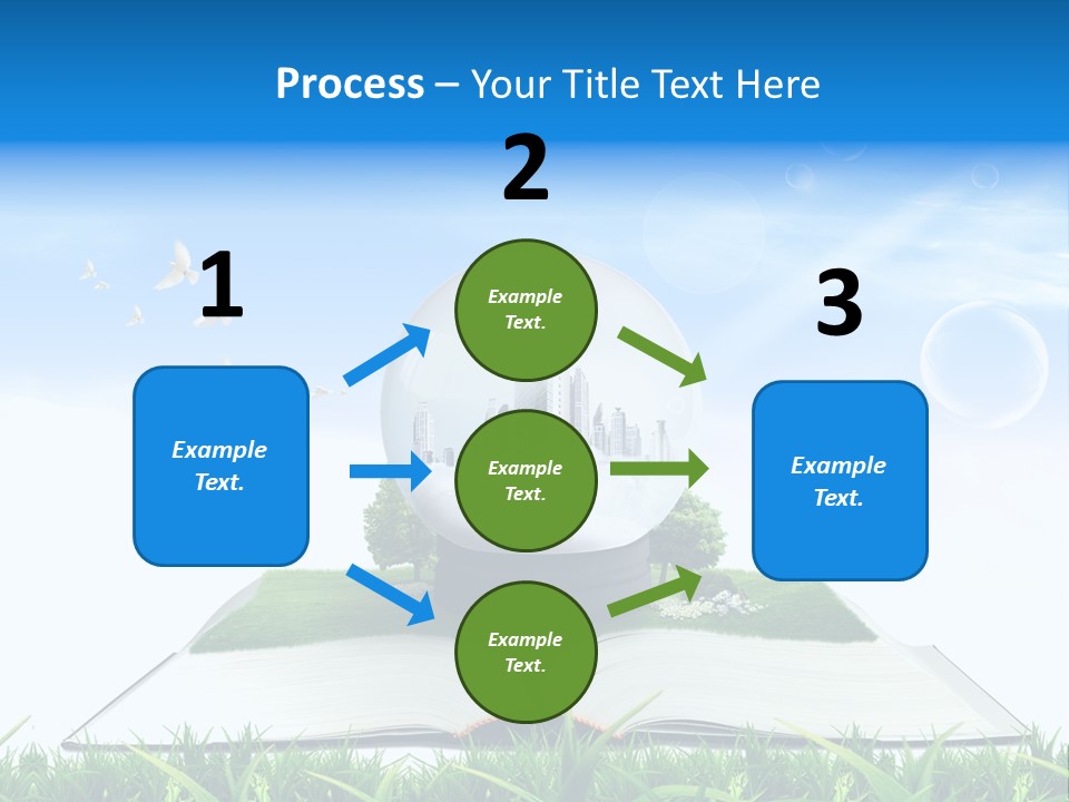 Wealth Reflect City PowerPoint Template