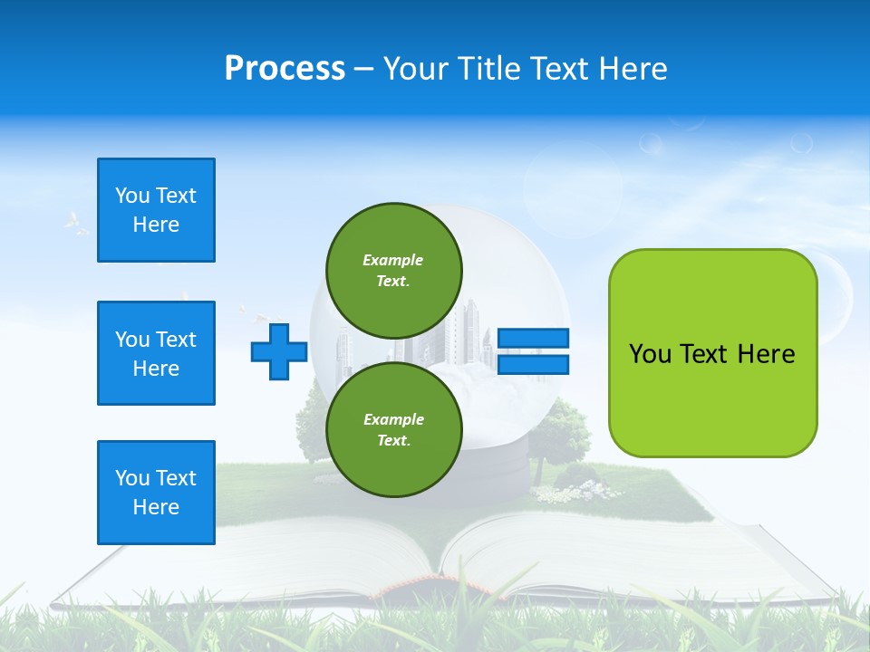 Wealth Reflect City PowerPoint Template