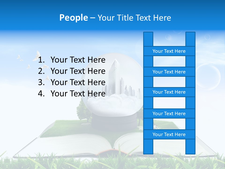 Wealth Reflect City PowerPoint Template