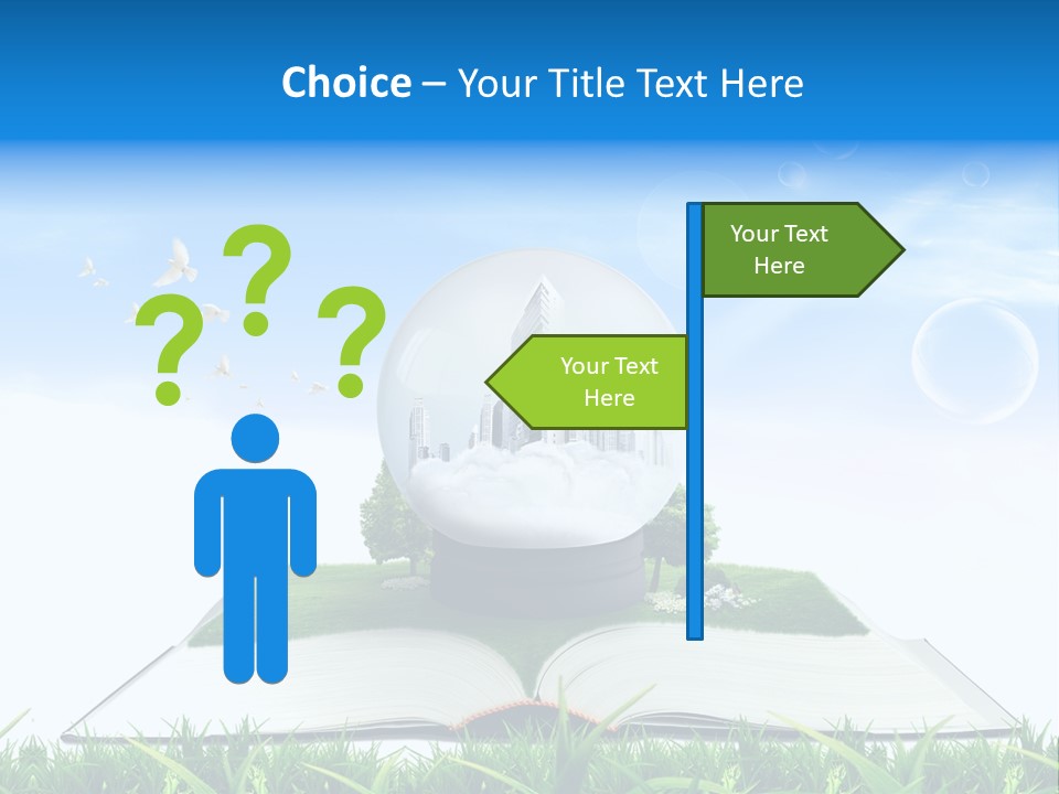 Wealth Reflect City PowerPoint Template