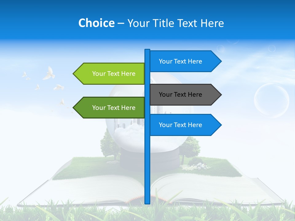 Wealth Reflect City PowerPoint Template