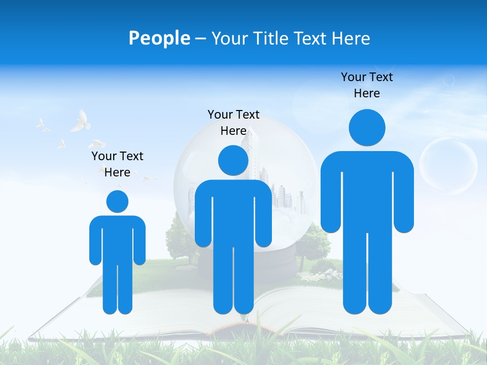 Wealth Reflect City PowerPoint Template