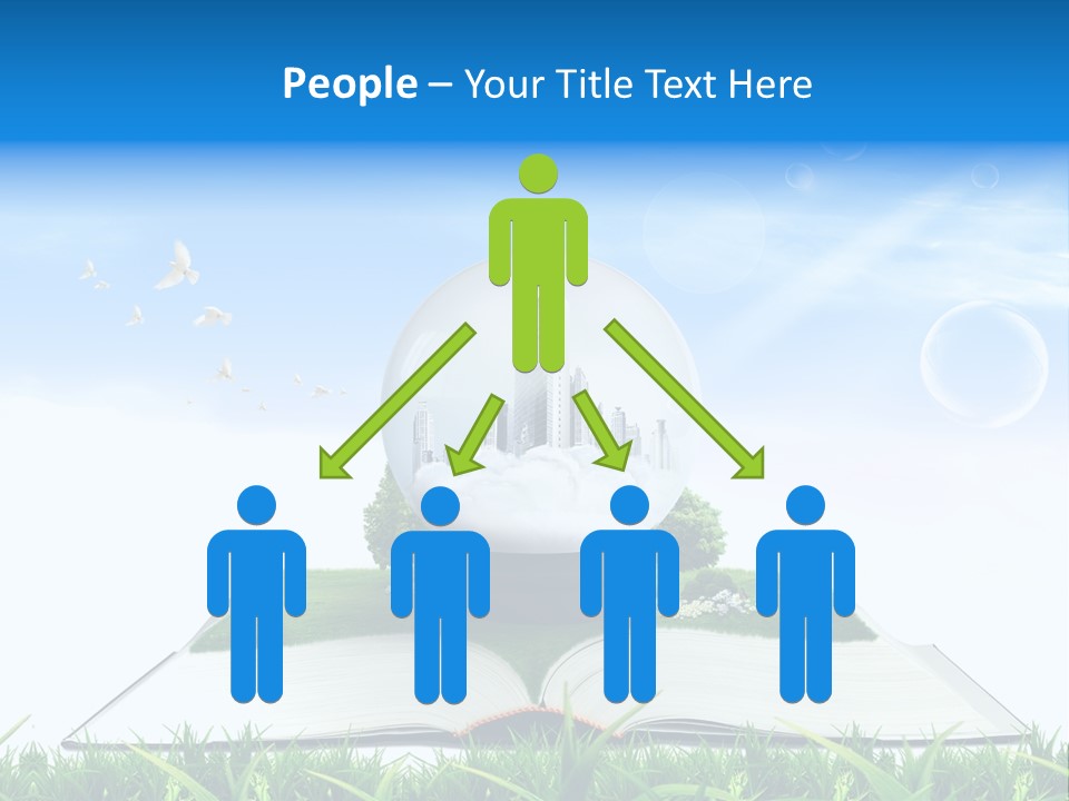 Wealth Reflect City PowerPoint Template