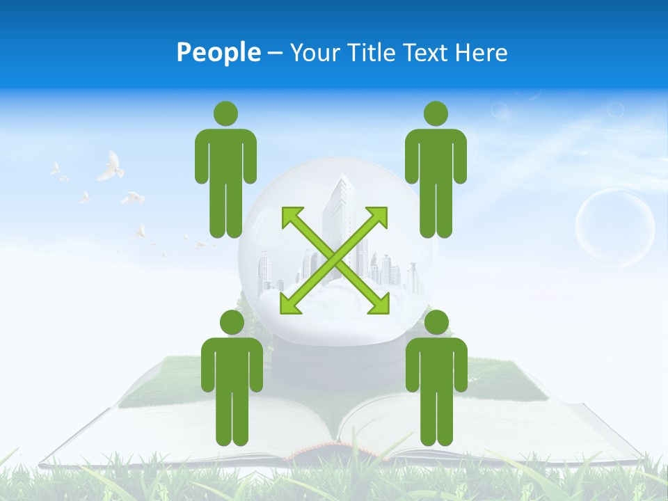 Wealth Reflect City PowerPoint Template