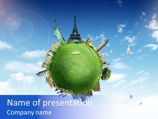 Europe Architecture Concept PowerPoint Template