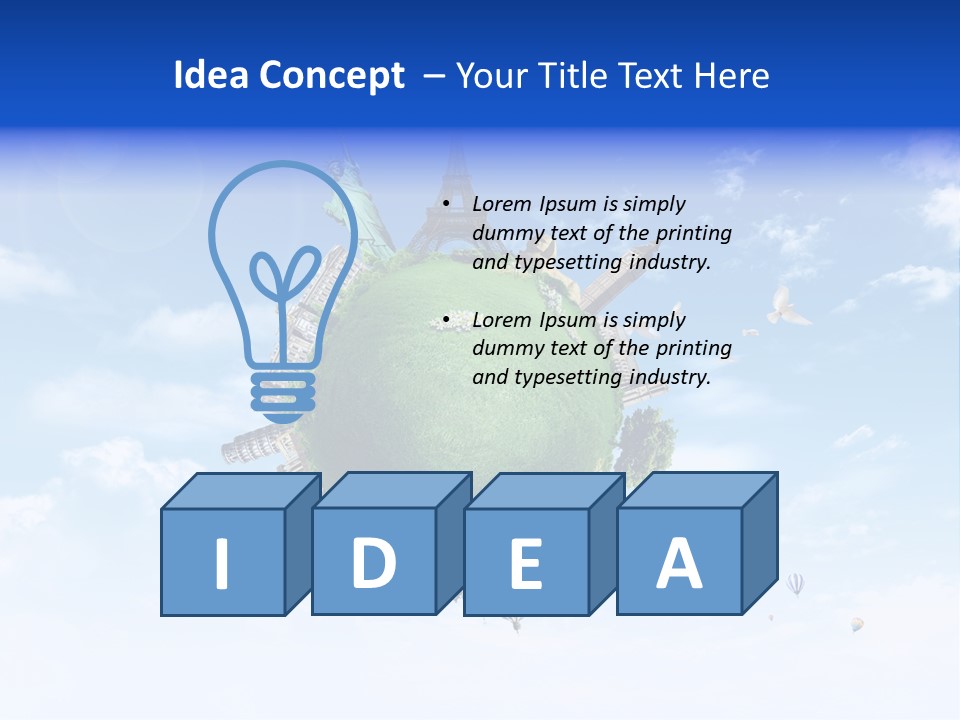 Europe Architecture Concept PowerPoint Template