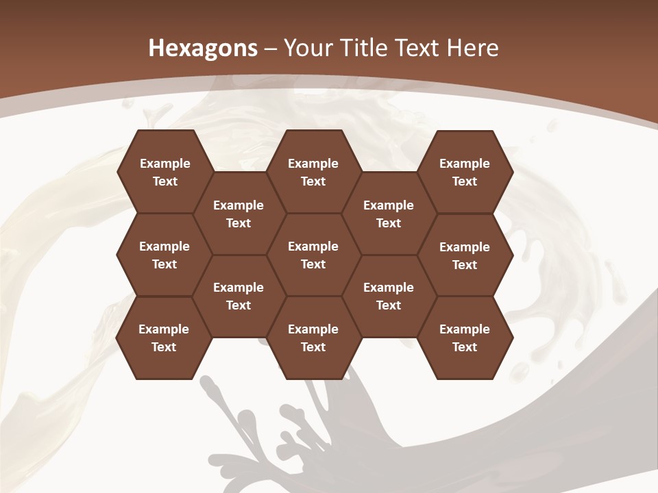 Food Cream Swirl PowerPoint Template