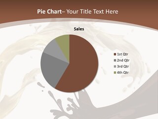 Food Cream Swirl PowerPoint Template