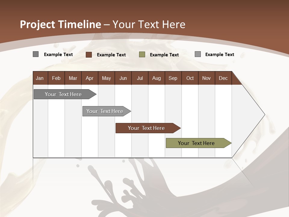 Food Cream Swirl PowerPoint Template