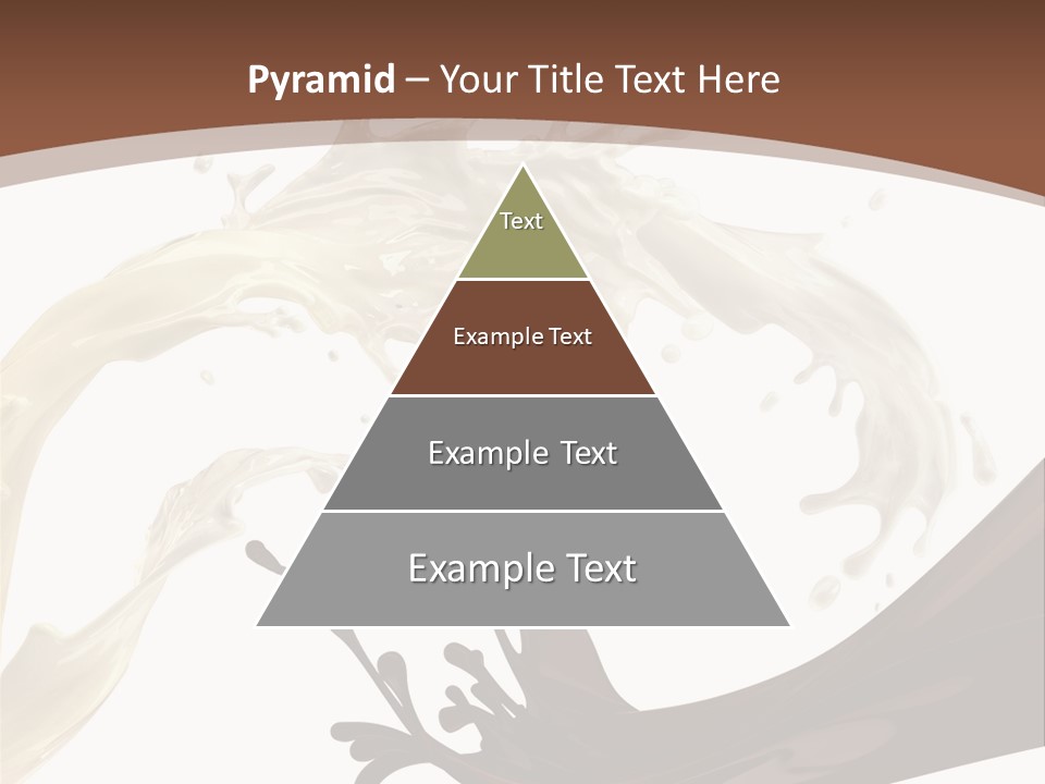 Food Cream Swirl PowerPoint Template