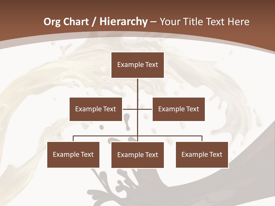 Food Cream Swirl PowerPoint Template