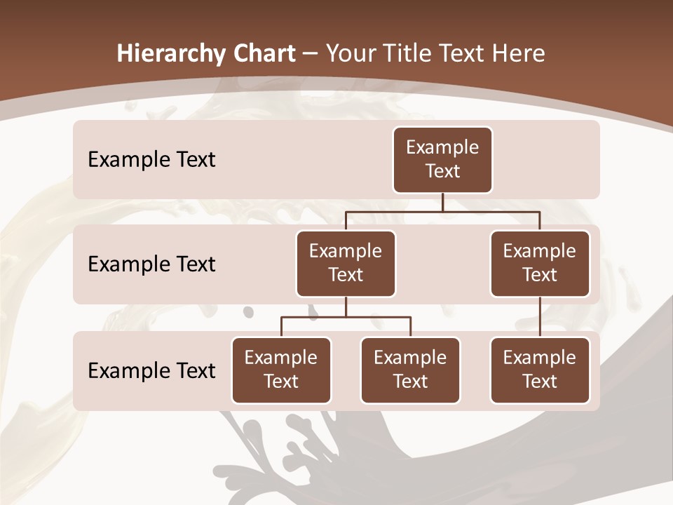 Food Cream Swirl PowerPoint Template