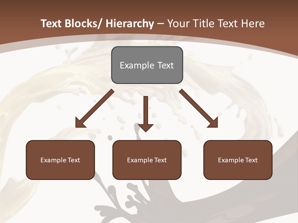 Food Cream Swirl PowerPoint Template