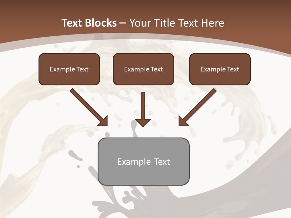 Food Cream Swirl PowerPoint Template