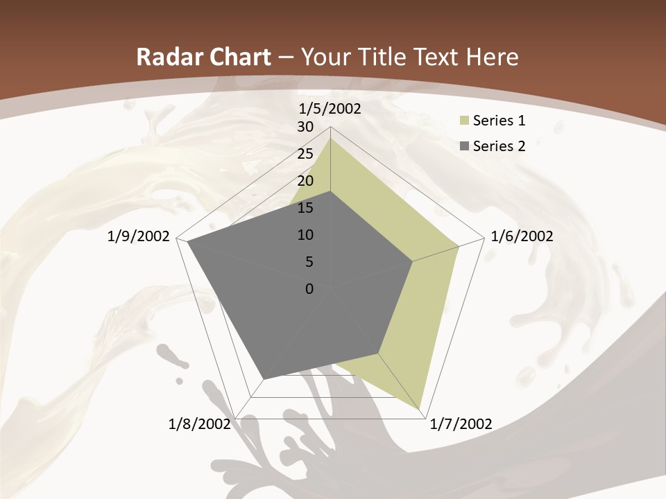 Food Cream Swirl PowerPoint Template