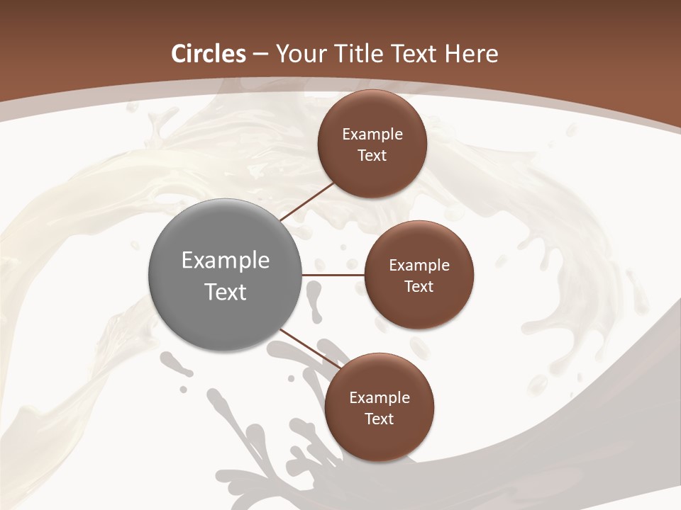 Food Cream Swirl PowerPoint Template