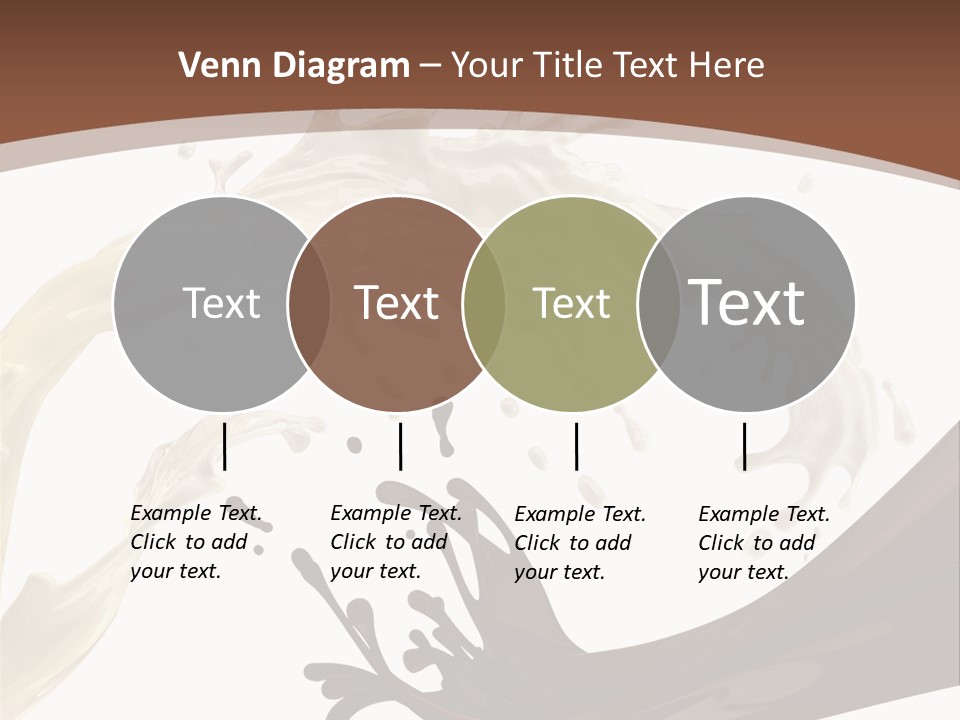 Food Cream Swirl PowerPoint Template