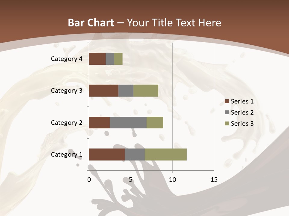 Food Cream Swirl PowerPoint Template