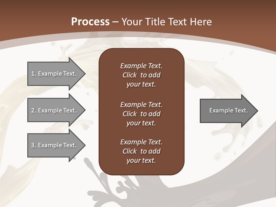 Food Cream Swirl PowerPoint Template