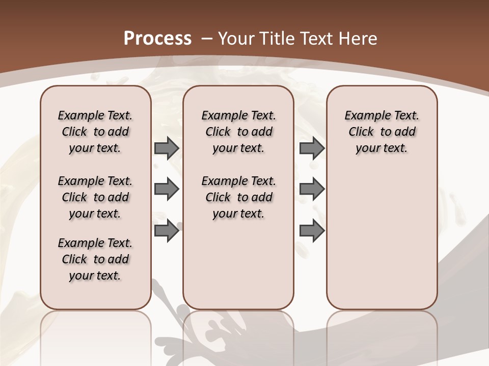 Food Cream Swirl PowerPoint Template